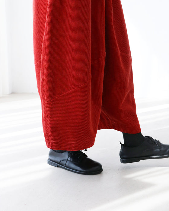 コーデュロイワイドパンツ