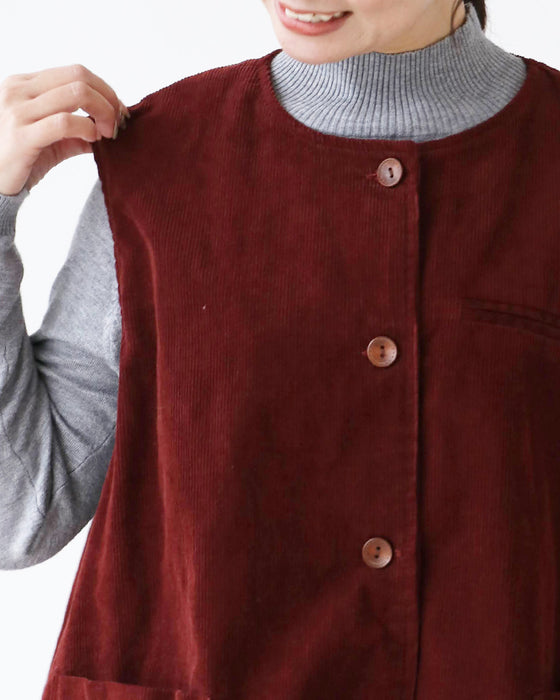 〈全2色〉コーデュロイセットアップ
