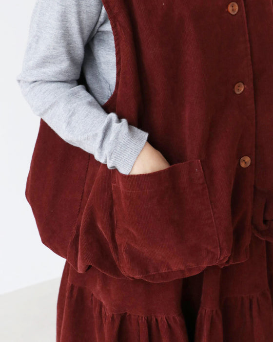 〈全2色〉コーデュロイセットアップ