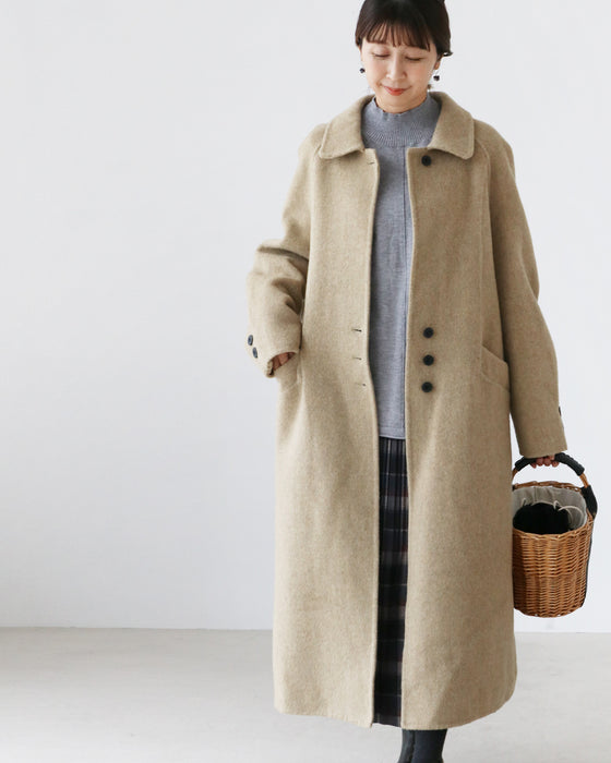 ウールロングコート