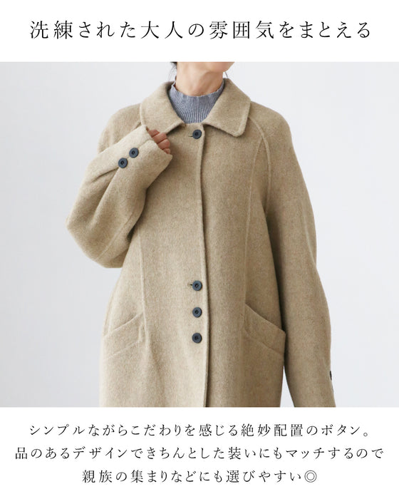 ウールロングコート