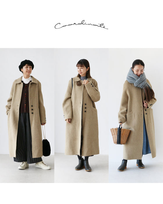 ウールロングコート