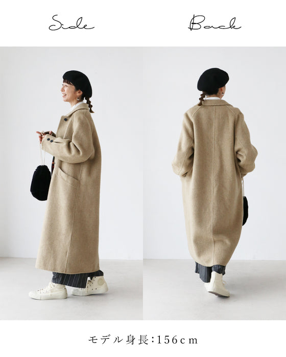 ウールロングコート