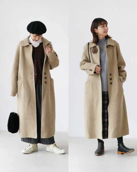 ウールロングコート