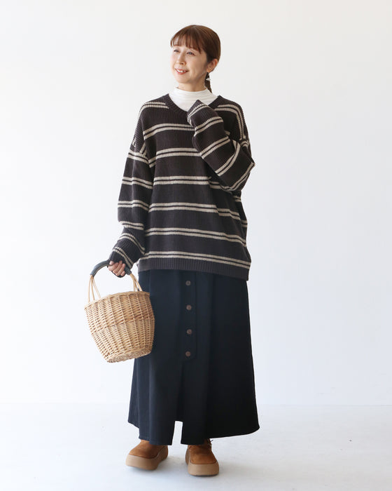 リラックスできる着心地ニット