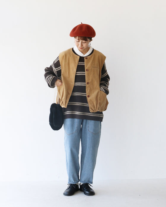 リラックスできる着心地ニット