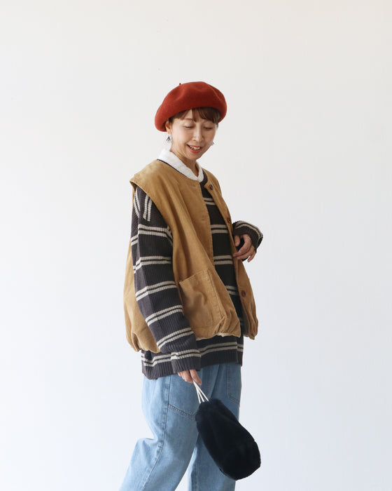 リラックスできる着心地ニット