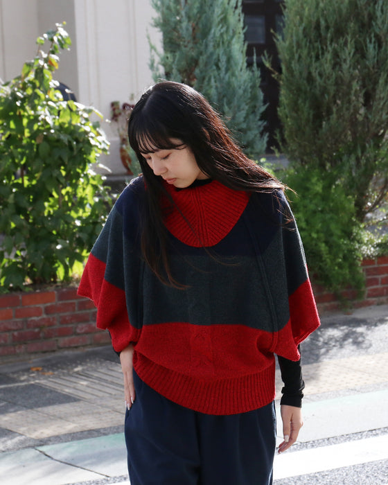 個性を添えてくれるニットトップス
