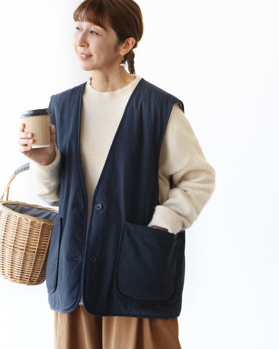 リバーシブルおしゃれベスト