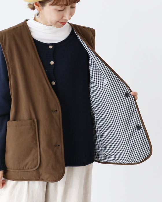 リバーシブルおしゃれベスト