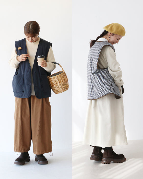 リバーシブルおしゃれベスト