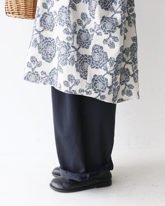 裏ベロアあたたかゆったりパンツ