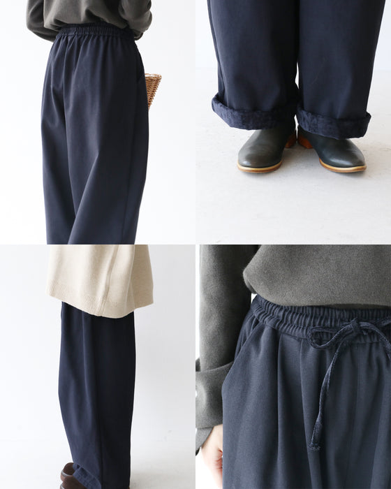 裏ベロアあたたかゆったりパンツ