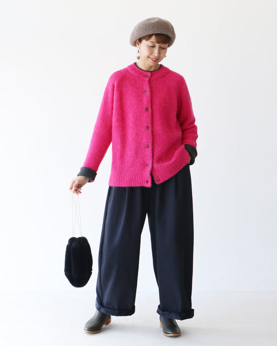 裏ベロアあたたかゆったりパンツ