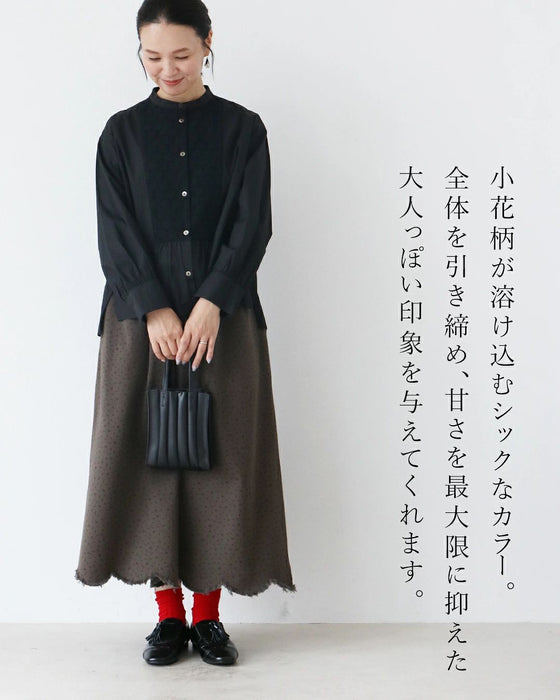 甘すぎない可憐な小花柄スカート