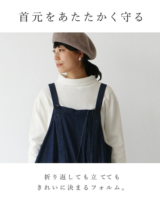 〈全5色〉着回し抜群流れる裾シルエットニット