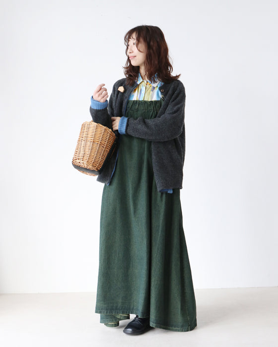 たっぷりロングなサロペット