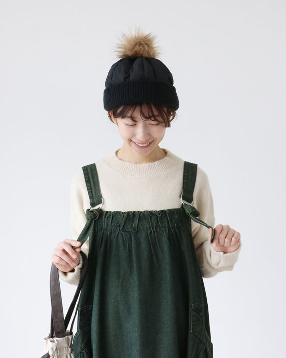 たっぷりロングなサロペット