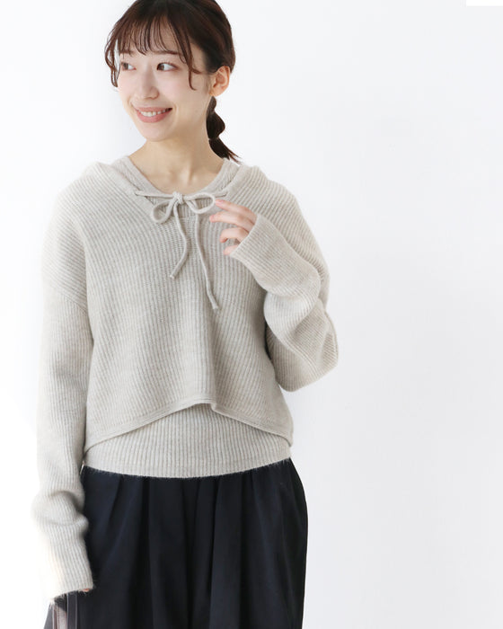 〈全2色〉悩まず決まる　セットアップニット