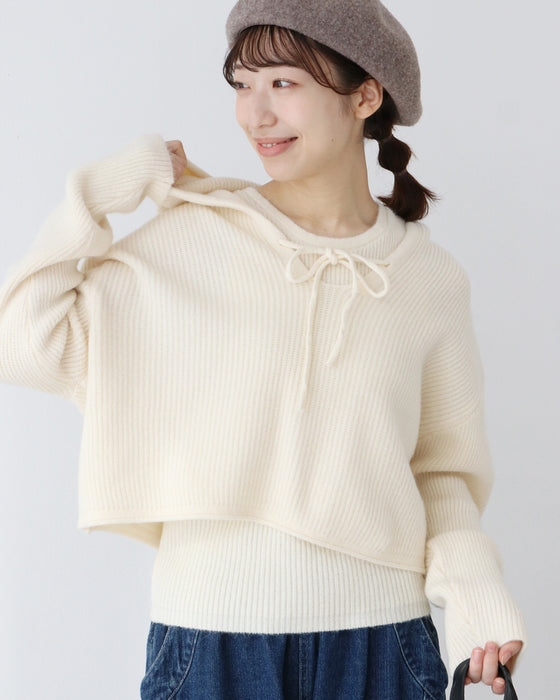 〈全2色〉悩まず決まる　セットアップニット