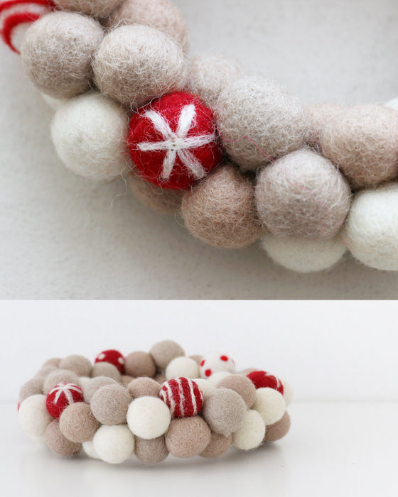 手軽にクリスマス気分職人さんの手作りフェルトインテリア