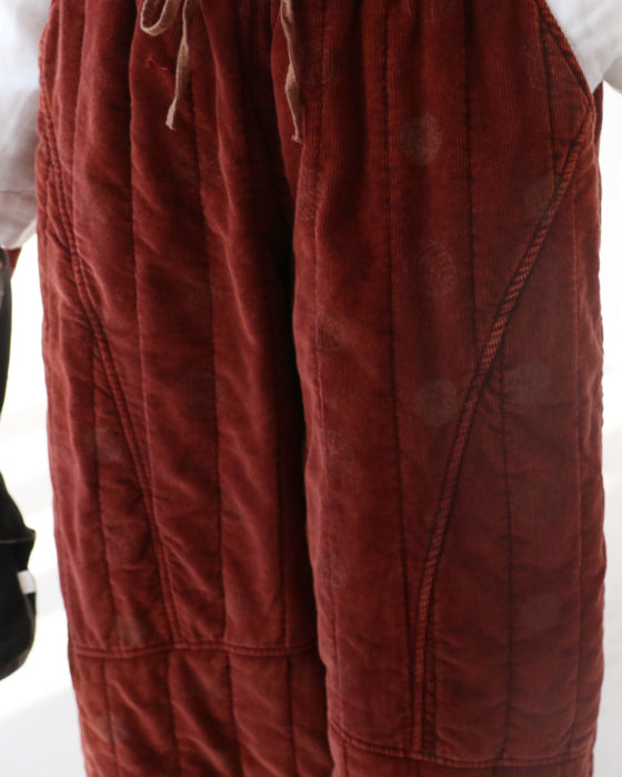 あたたか中綿リーフパンツ