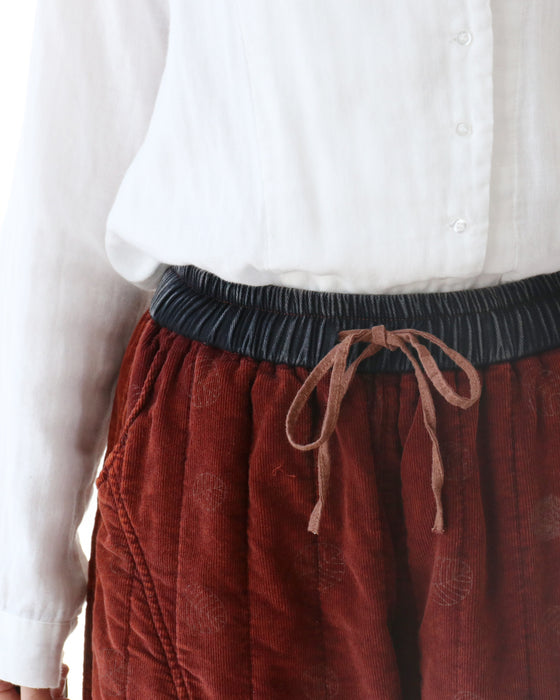 あたたか中綿リーフパンツ