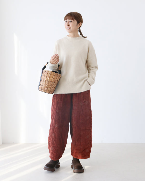 あたたか中綿リーフパンツ