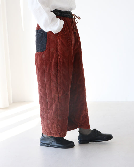 あたたか中綿リーフパンツ