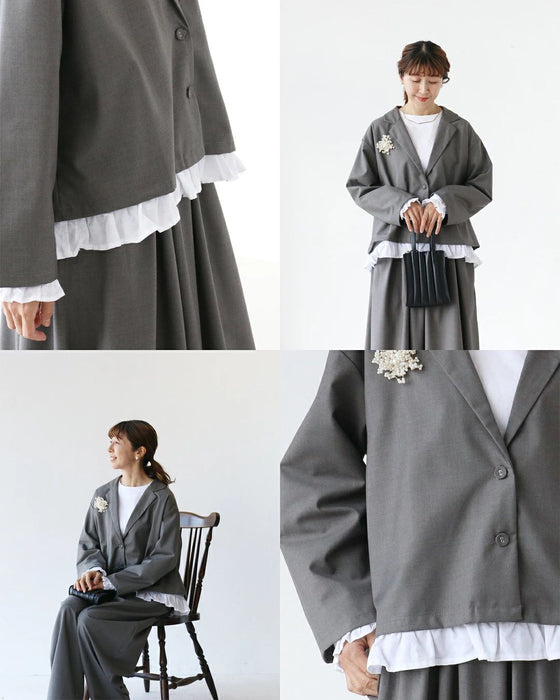 品のある佇まいを演出する ジャケット