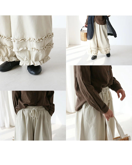 重ねるほどに表情生まれる パンツ