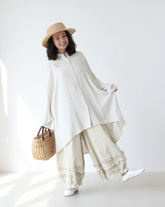 重ねるほどに表情生まれる パンツ