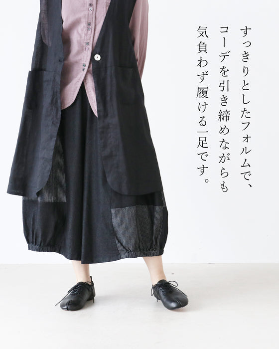 〈全2色〉足元から差がつく、大人の足袋シューズ