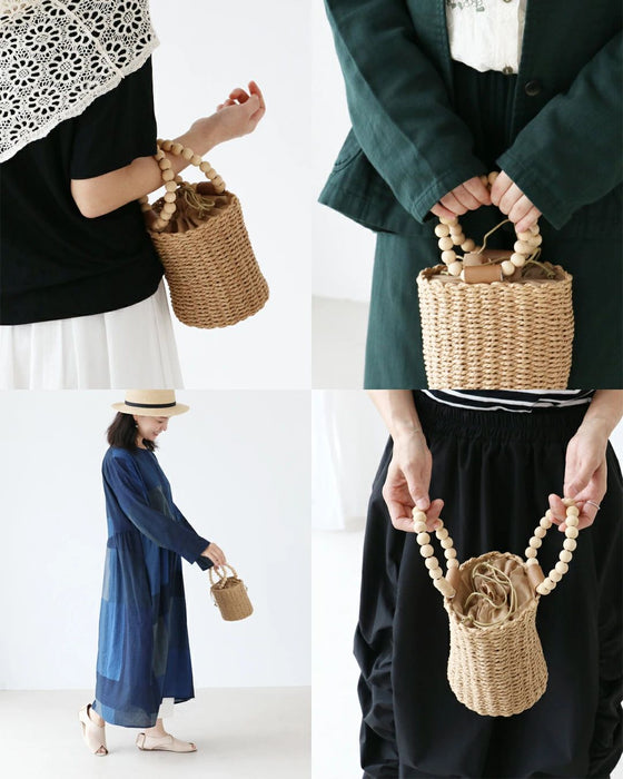 シンプルコーデの主役バッグ