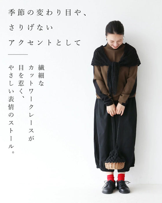 〈全2色〉さっとかけて、やさしく華やぐストール