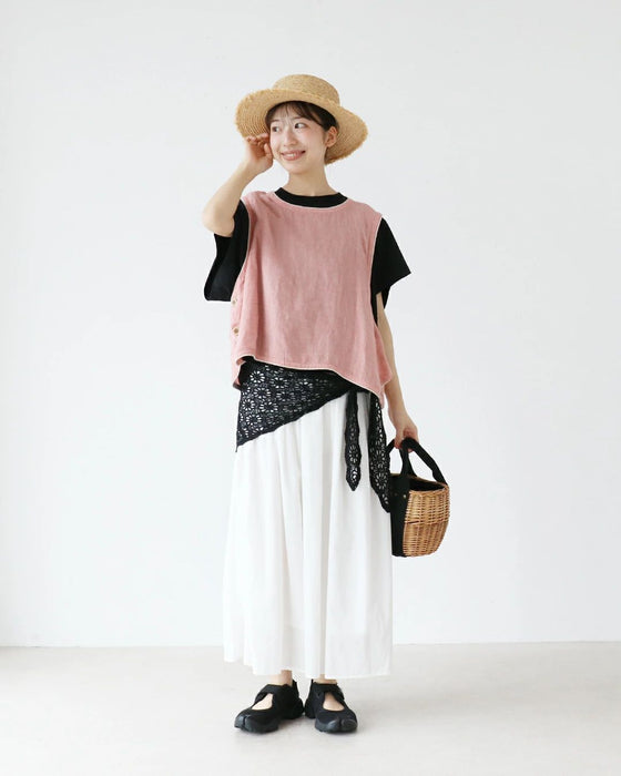 〈全2色〉さっとかけて、やさしく華やぐストール