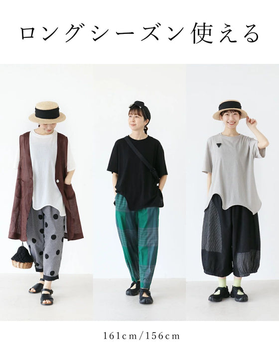 〈全4色〉毎日つい手に取りたくなる、ゆるなみTシャツトップス