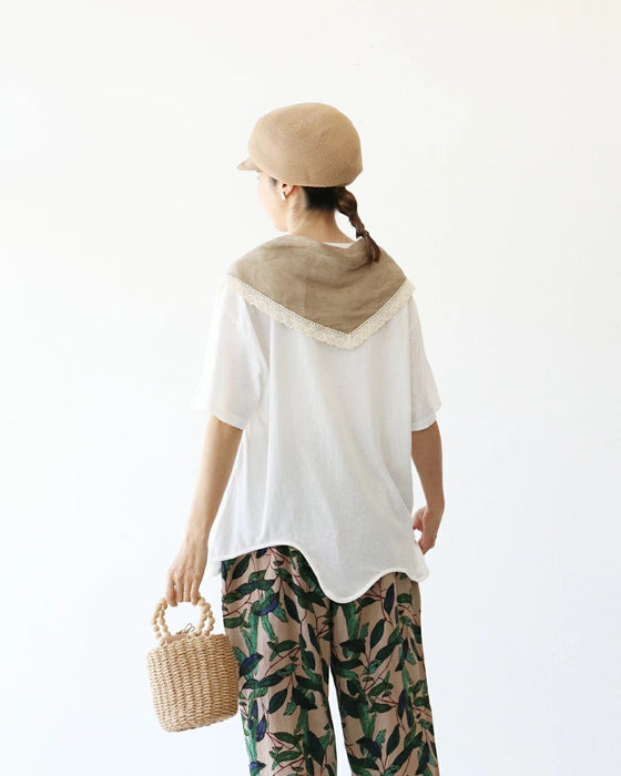 〈全4色〉毎日つい手に取りたくなる、ゆるなみTシャツトップス