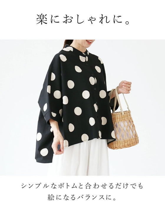 腕を広げたくなる、軽やかドルマン。トップス