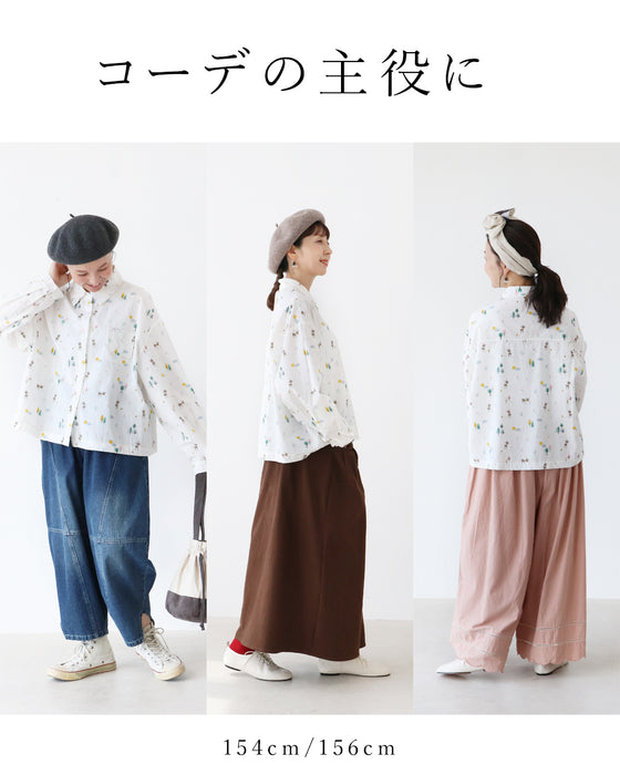 【S～L対応】誰かと被らない柄絵本バンビ トップス