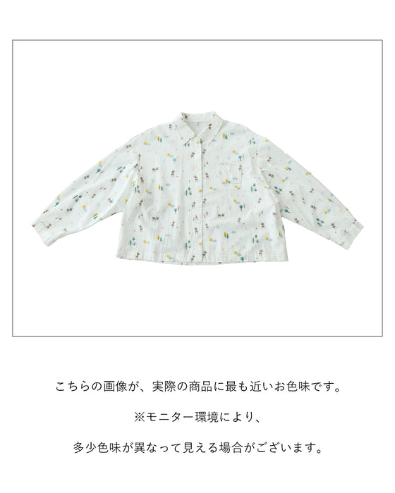 【S～L対応】誰かと被らない柄絵本バンビ トップス