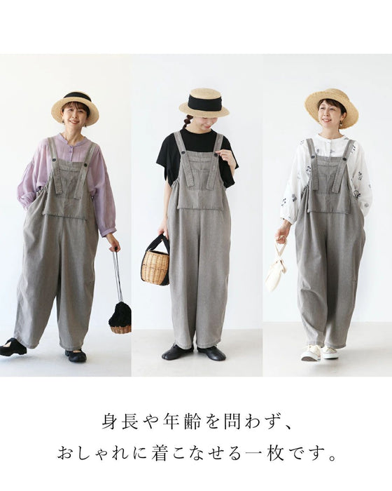 ヴィンテージ感のある魅力のサロペット