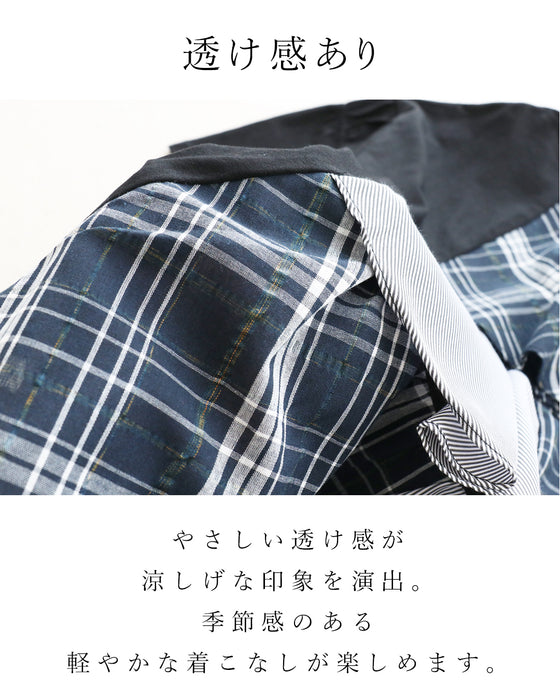【S～3L対応】背中のまるまり隠す後ろフリルトップス