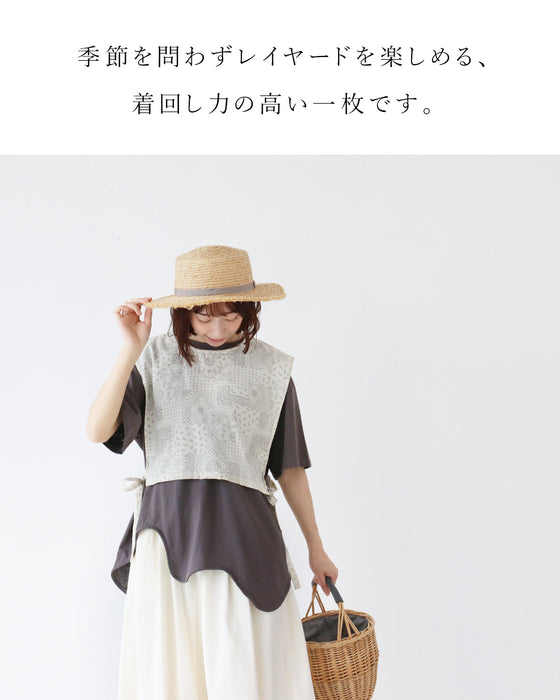 【S〜4L対応】いつもの一枚に、重ねる楽しさを。ベスト