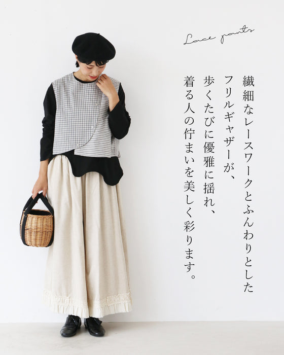 【S〜3L対応】ナチュかわパンツ