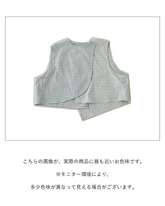 【S〜4L対応】瞬間脚長 重ねるだけスタイルアップ ベスト