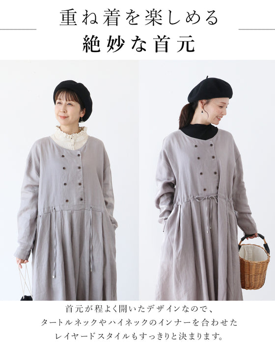 【S～3L対応】クラシカルなこなれ感