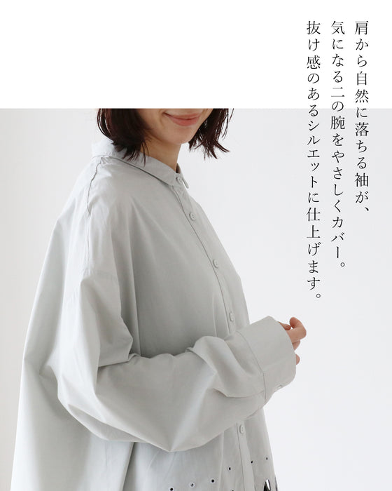 【S～3L対応】さりげない可愛さを添えるカットワーク