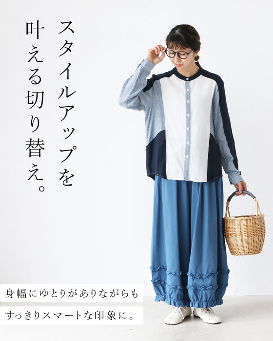 着るだけでスタイルアップ細身え叶う設計