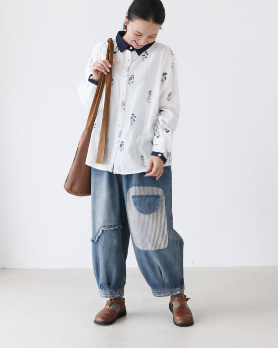 低身長さんにぴったり！変わり種デニムパンツ